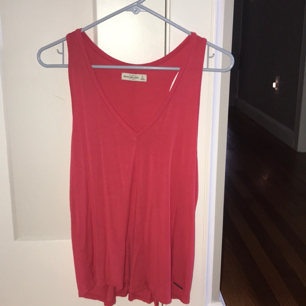 Pink Abercrombie and Fitch tank top